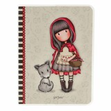 Gorjuss Little Red Riding Hood Frosted Cover A6 Notebook (808GJ03)