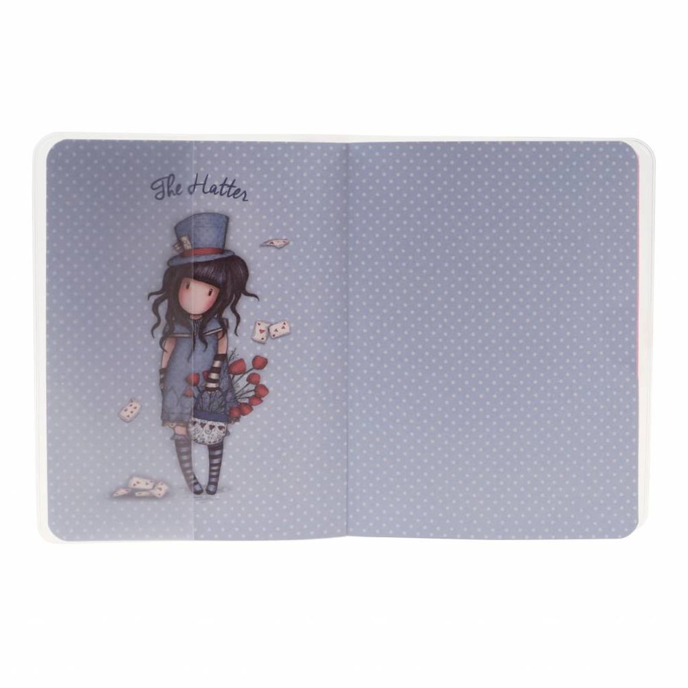 Gorjuss The Hatter Frosted Cover A6 Notebook (808GJ04) Gorjuss The Hatter Frosted Cover A6 Notebook (808GJ04)