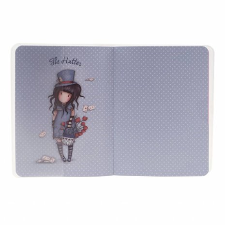 Gorjuss The Hatter Frosted Cover A6 Notebook (808GJ04) Gorjuss The Hatter Frosted Cover A6 Notebook (808GJ04)