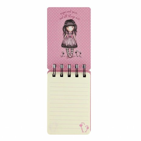 Gorjuss Sugar And Spice Mini Wirobound Notebook (598GJ10) Gorjuss Sugar And Spice Mini Wirobound Notebook (598GJ10)