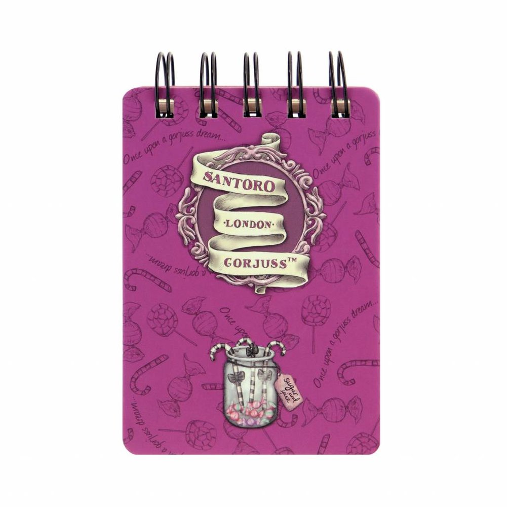 Gorjuss Sugar And Spice Mini Wirobound Notebook (598GJ10) Gorjuss Sugar And Spice Mini Wirobound Notebook (598GJ10)
