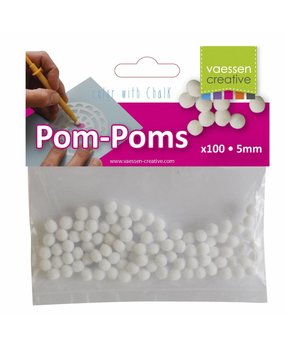 Vaessen Creative Pom-Poms 100 Stuks Ø 5mm (3014-006) Vaessen Creative Pom-Poms 100 Stuks Ø 5mm (3014-006)
