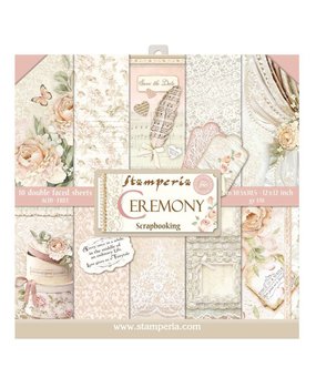 Stamperia Ceremony 12x12 Inch Paper Pack (SBBL42) Stamperia Ceremony 12x12 Inch Paper Pack (SBBL42)