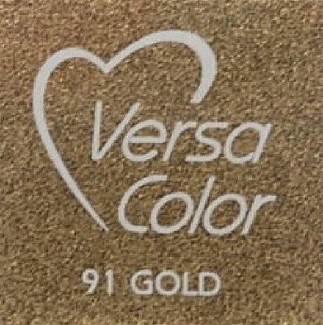 Tsukineko VersaColor 1 Inch Cube Ink Pad Gold (VS-91) Tsukineko VersaColor 1 Inch Cube Ink Pad Gold (VS-91)