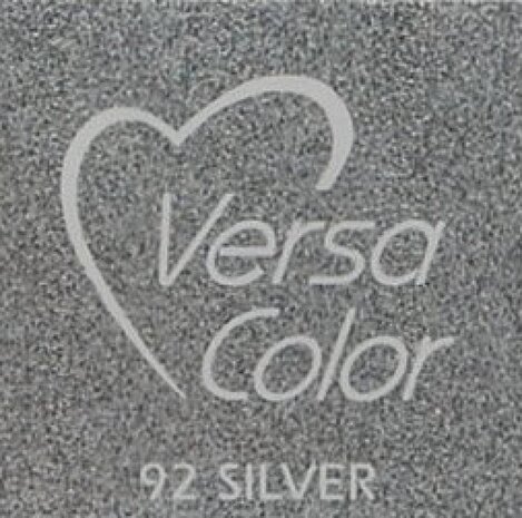 Tsukineko VersaColor 1 Inch Cube Ink Pad Silver (VS-92) Tsukineko VersaColor 1 Inch Cube Ink Pad Silver (VS-92)