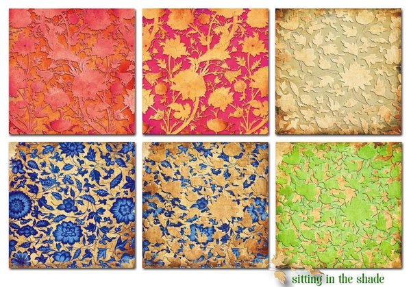 Decorer Sitting in the Shade , 8x8 Inch Paper Pack (B13-416) Decorer Sitting in the Shade , 8x8 Inch Paper Pack (B13-416)