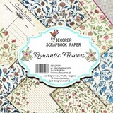 Decorer Romantic Flowers , 8x8 Inch Paper Pack (B16-403)