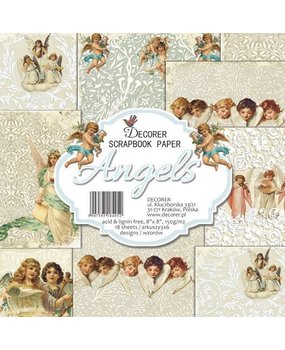 Decorer Angels , 8x8 Inch Paper Pack (B5-405) Decorer Angels , 8x8 Inch Paper Pack (B5-405)