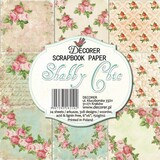 Decorer Shabby Chic 6x6 Inch Paper Pack (C6-210)