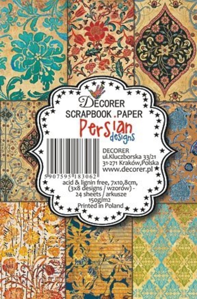Decorer Persian Designs Paper Pack (7x10,8cm) (M10)