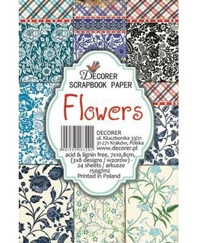 Decorer Flowers Paper Pack (7x10,8cm) (M12)