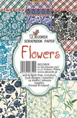 Decorer  Flowers Paper Pack (7x10,8cm) (M12)