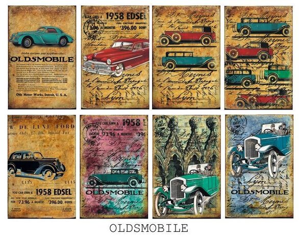 Decorer Oldsmobile Paper Pack (7x10,8cm) (M16) Decorer Oldsmobile Paper Pack (7x10,8cm) (M16)