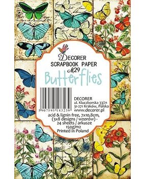 Decorer Butterflies (7x10,8cm) (M29) Decorer Butterflies (7x10,8cm) (M29)