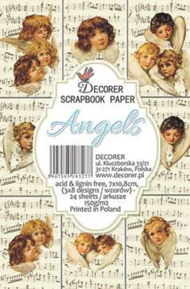 Decorer Angels Paper Pack (7x10,8cm) (M31) Decorer Angels Paper Pack (7x10,8cm) (M31)