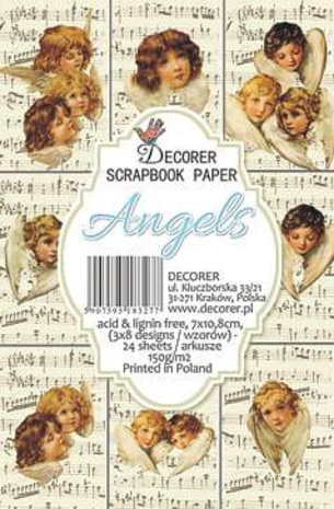 Decorer Angels Paper Pack (7x10,8cm) (M31) Decorer Angels Paper Pack (7x10,8cm) (M31)