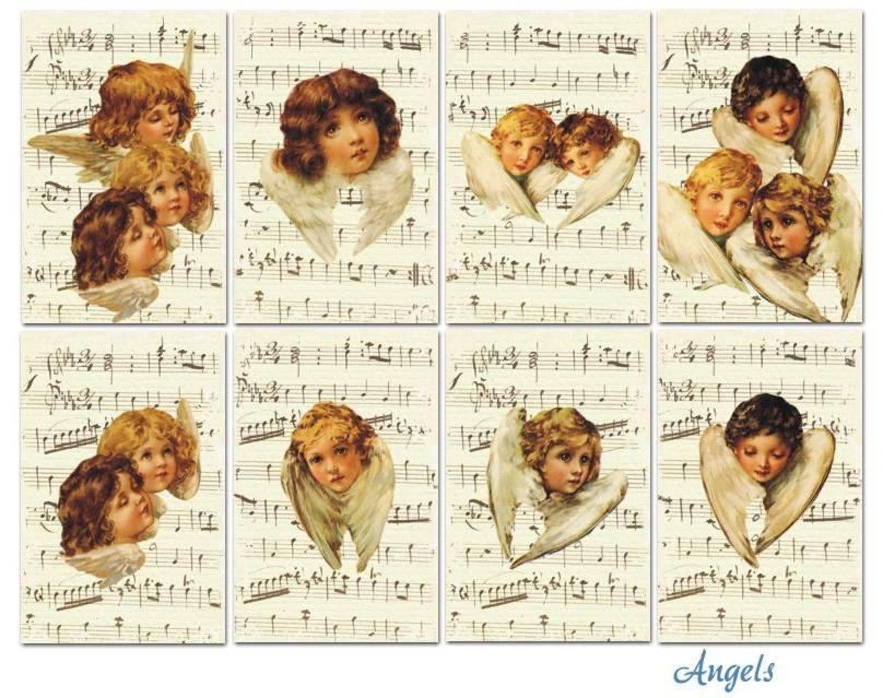 Decorer Angels Paper Pack (7x10,8cm) (M31) Decorer Angels Paper Pack (7x10,8cm) (M31)