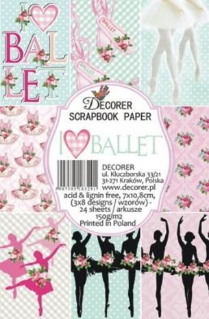 Decorer Ballet Paper Pack (7x10,8cm) (M33) Decorer Ballet Paper Pack (7x10,8cm) (M33)