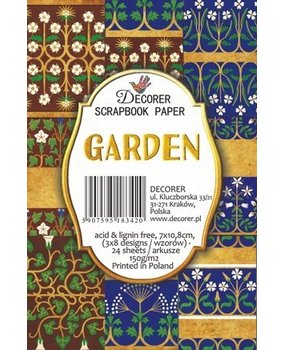 Decorer Garden Paper Pack (7x10,8cm) (M43)