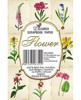 Decorer Flower Paper Pack (7x10,8cm) (M54)