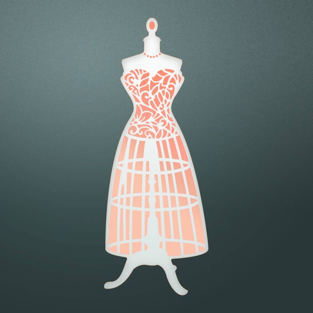 Couture Creations Bodice Cut, Foil & Emboss Die (CO725841)