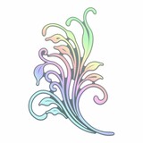 Couture Creations Sweeping Flourish Cut, Foil & Emboss Die (CO725842)