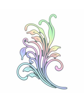 Couture Creations Sweeping Flourish Cut, Foil & Emboss Die (CO725842) Couture Creations Sweeping Flourish Cut, Foil & Emboss Die (CO725842)