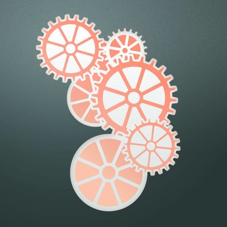 Couture Creations Clockwork Cut, Foil & Emboss Die (CO725843)