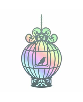 Couture Creations Hanging Cage Cut, Foil & Emboss Die (CO725846) Couture Creations Hanging Cage Cut, Foil & Emboss Die (CO725846)