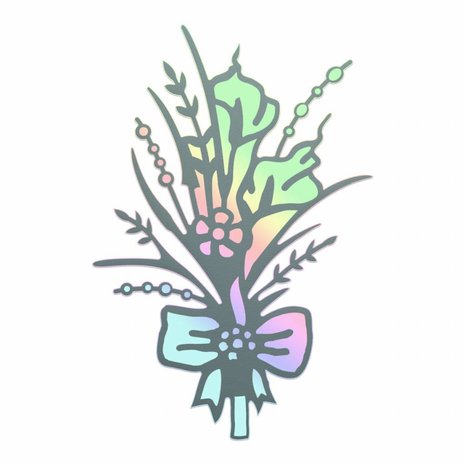 Couture Creations Gifted Bouquet Cut, Foil & Emboss Die (CO725848) Couture Creations Gifted Bouquet Cut, Foil & Emboss Die (CO725848)