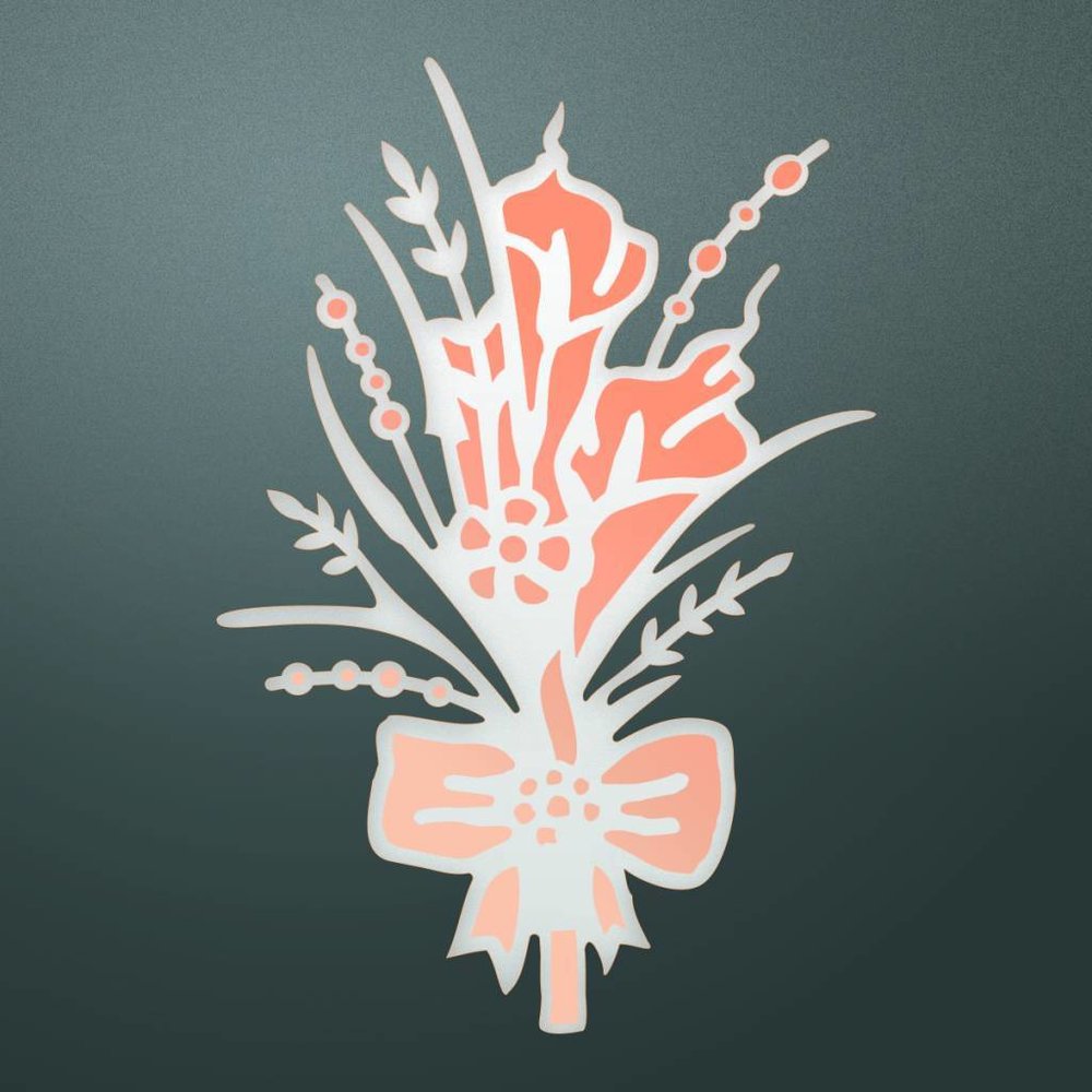 Couture Creations Gifted Bouquet Cut, Foil & Emboss Die (CO725848) Couture Creations Gifted Bouquet Cut, Foil & Emboss Die (CO725848)