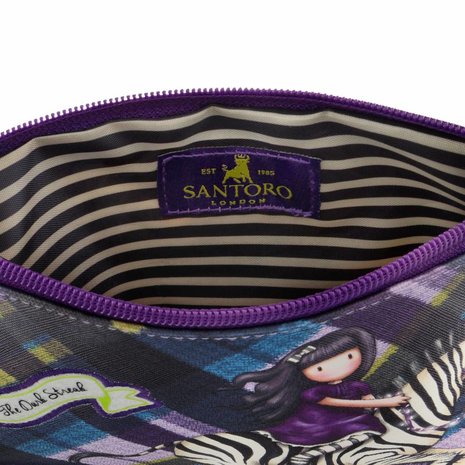 Gorjuss Tartan Accessory Pouch The Dark Streak (849GJ02)