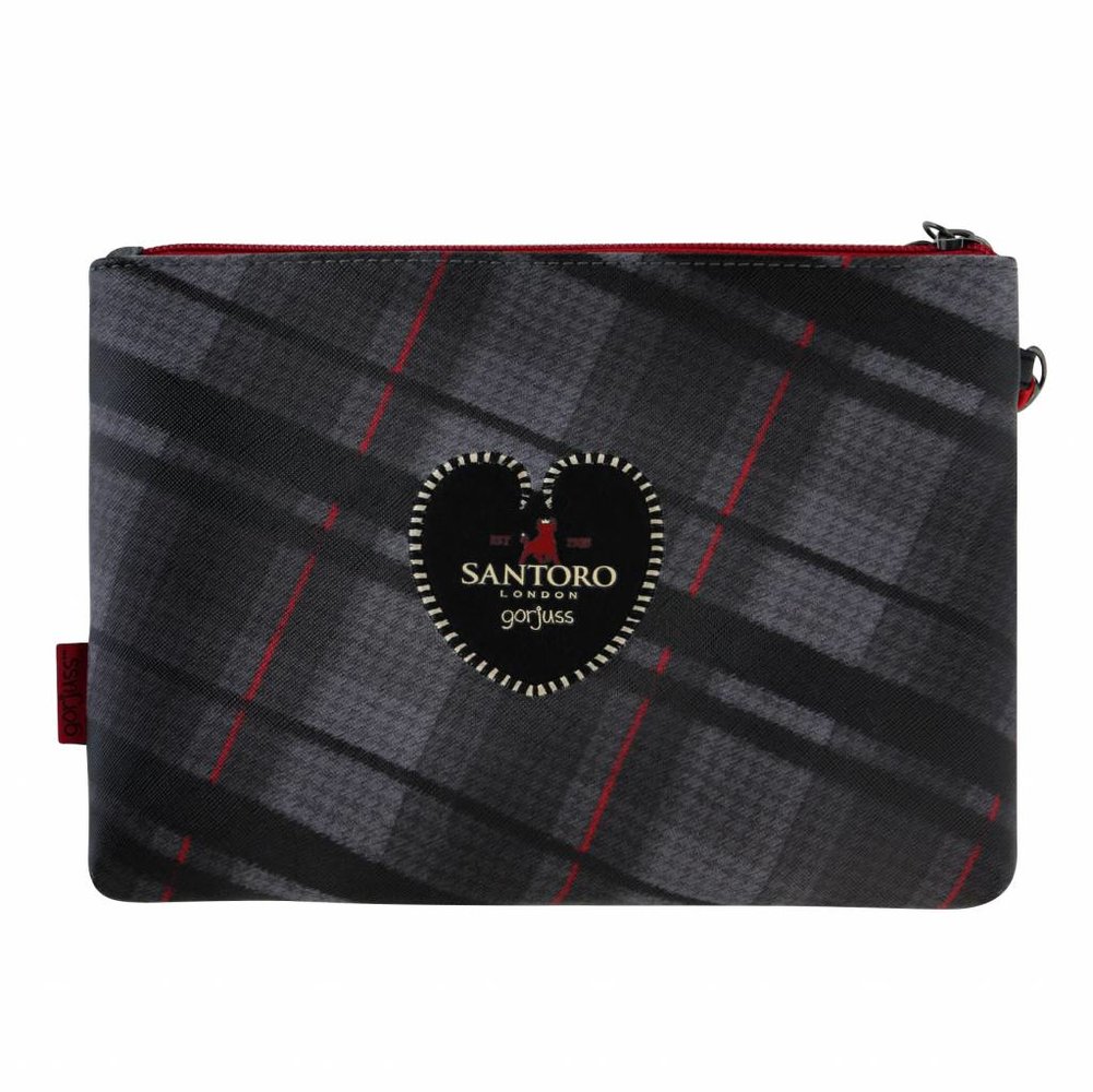 Gorjuss Tartan Accessory Pouch The Collector (849GJ01) Gorjuss Tartan Accessory Pouch The Collector (849GJ01)
