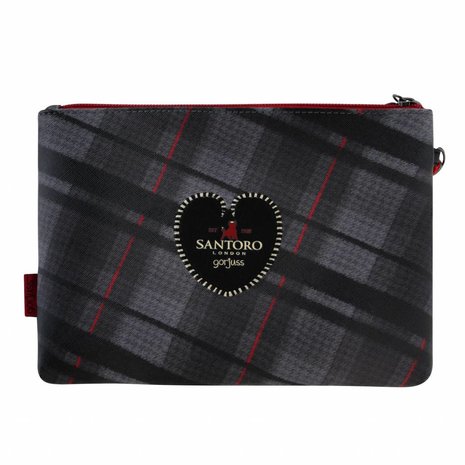 Gorjuss Tartan Accessory Pouch The Collector (849GJ01) Gorjuss Tartan Accessory Pouch The Collector (849GJ01)