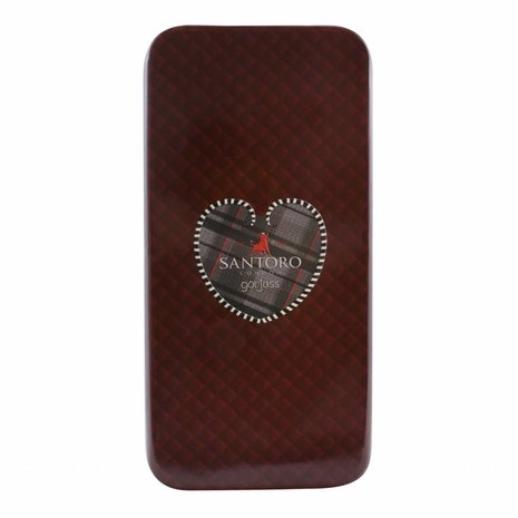 Gorjuss Tartan The Collector Pencil Tin (288GJ21) Gorjuss Tartan The Collector Pencil Tin (288GJ21)