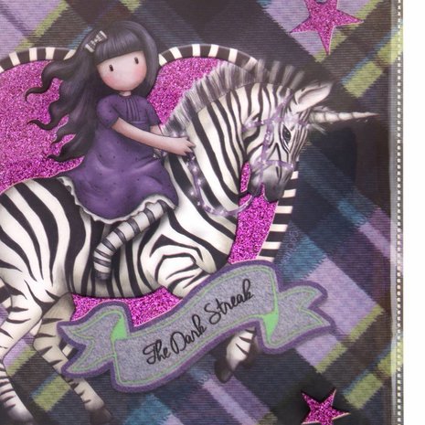 Gorjuss Tartan The Dark Streak Glitter Notebook (742GJ04) Gorjuss Tartan The Dark Streak Glitter Notebook (742GJ04)