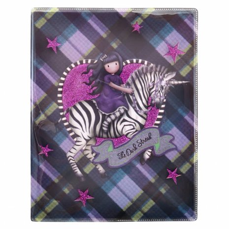 Gorjuss Tartan The Dark Streak Glitter Notebook (742GJ04) Gorjuss Tartan The Dark Streak Glitter Notebook (742GJ04)