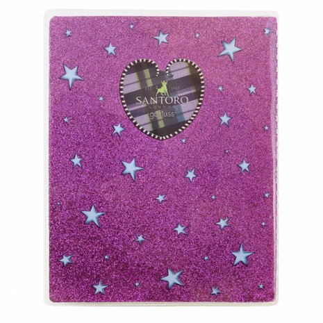 Gorjuss Tartan The Dark Streak Glitter Notebook (742GJ04) Gorjuss Tartan The Dark Streak Glitter Notebook (742GJ04)