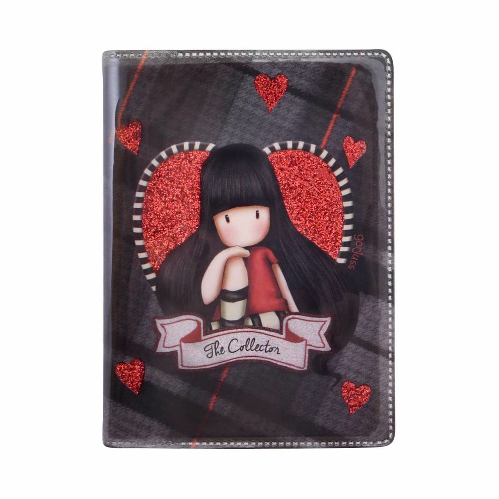 Gorjuss Tartan The Collector Mini Glitter Notebook (843GJ02)