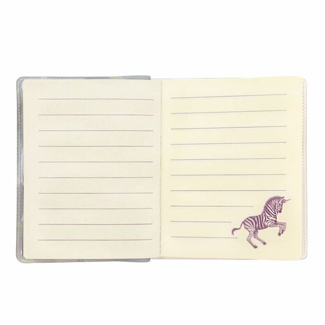 Gorjuss Tartan The Dark Streak Mini Glitter Notebook (843GJ03)