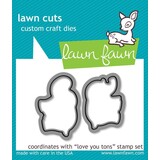 Lawn Fawn Love You Tons Dies (LF600)