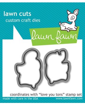 Lawn Fawn Love You Tons Dies (LF600)