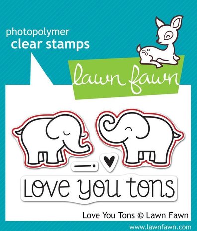 Lawn Fawn Love You Tons Dies (LF600)