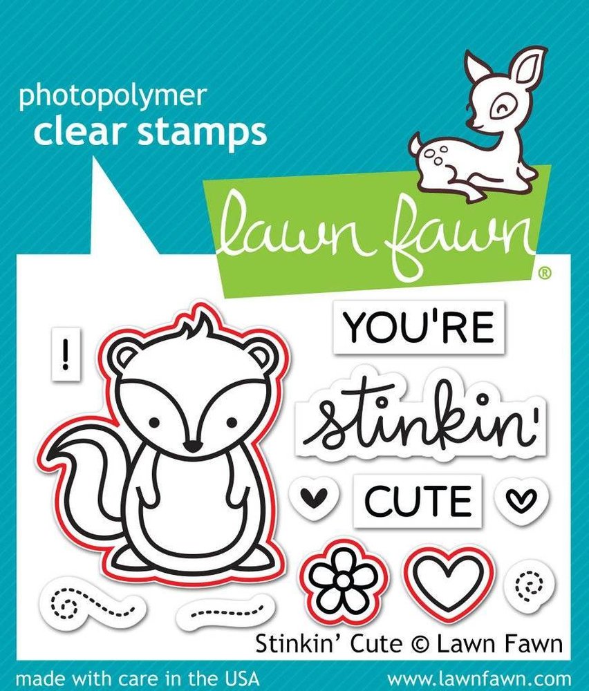 Lawn Fawn Stinkin' Cute Dies (LF1023) Lawn Fawn Stinkin' Cute Dies (LF1023)