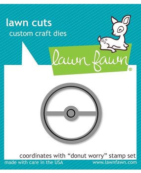 Lawn Fawn Donut Worry Die (LF1137)