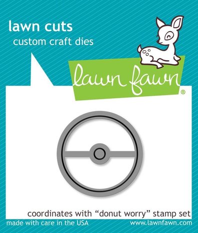 Lawn Fawn Donut Worry Die (LF1137)