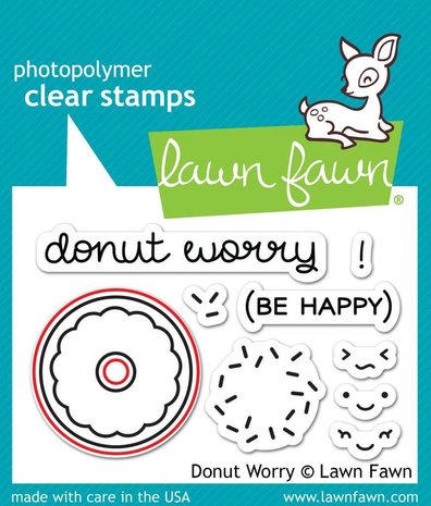 Lawn Fawn Donut Worry Die (LF1137)