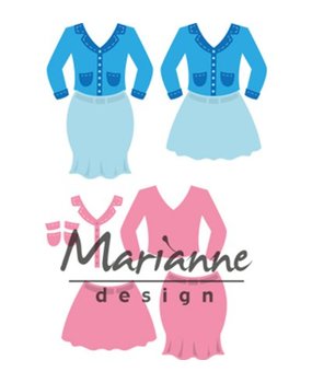 Marianne Design Collectable Lady's Suit (COL1453)