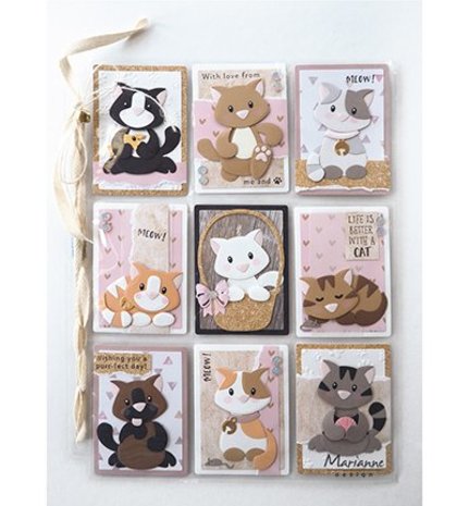 Marianne Design Collectable Eline's Kitten (COL1454) Marianne Design Collectable Eline's Kitten (COL1454)