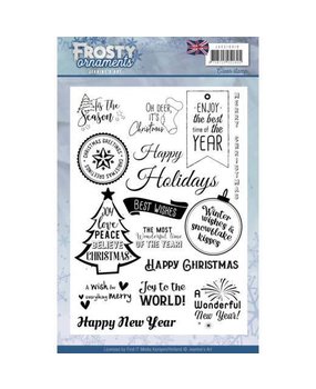 Jeanine's Art Frosty Ornaments Clear Stamp Set (JACS10019)